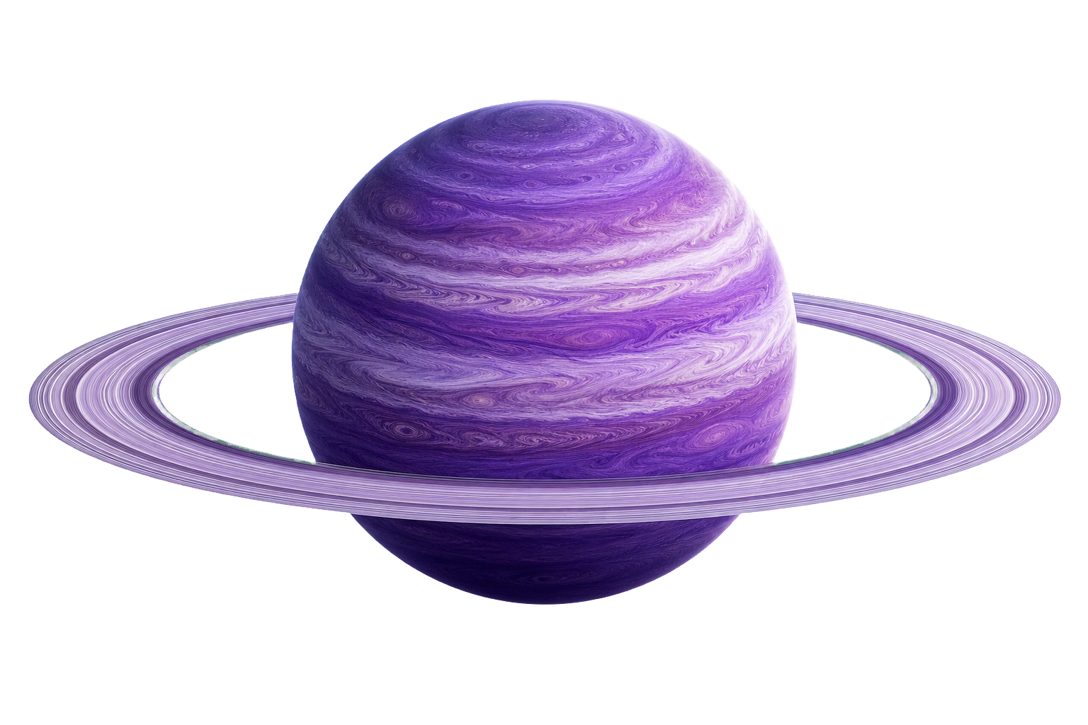 紫色環帶行星